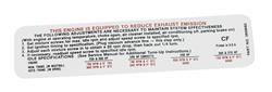 Auto Accessories of America Part Identification Tags 0221
