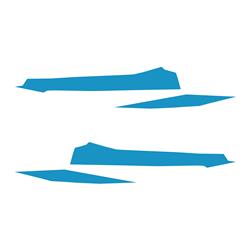 CA Front Grille Enhancement Overlay Decals for 2020-2024 CORVETTE - 202750