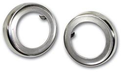 CA Window Crank Bezels for 1965-1967 CORVETTE - 25357