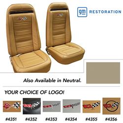 CA Seat Cover Upholstery for 1974 CORVETTE - 419316E