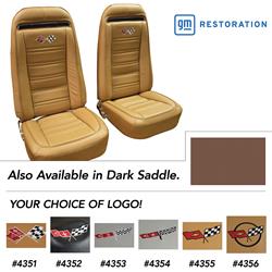 CA Seat Cover Upholstery for 1973 CORVETTE - 419323E