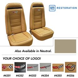 CA Seat Cover Upholstery for 1975 CORVETTE - 419516E