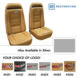 CA Seat Cover Upholstery for 1975 CORVETTE - 419561E