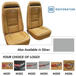 CA Seat Cover Upholstery for 1975 CORVETTE - 419661E