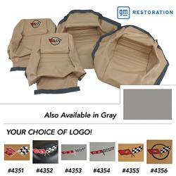 CA Seat Cover Upholstery for 1982 CORVETTE - 420268E