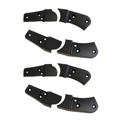 CA Hydro Carbon Seat Hinge Covers for 1978-1982 CORVETTE - 4268CM