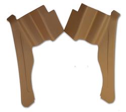 CA Interior Rear Quarter Panels for 1970-1972 CORVETTE - 427515