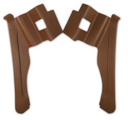 CA Interior Rear Quarter Panels for 1970-1972 CORVETTE - 427653