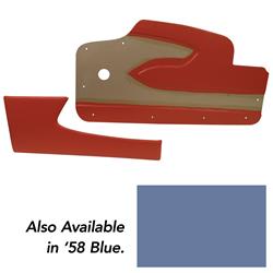 CA Basic Door Panels for 1958 CORVETTE - 434507