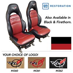 CA Seat Cover Upholstery for 1997-2004 CORVETTE - 43860E