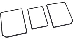 CA Rear Compartment Unit 3-Door Door Frames for 1973-1975 CORVETTE - 468143