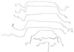 Auto Accessories of America Brake Lines, Direct Fit 57503