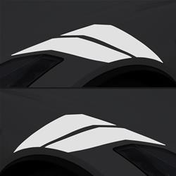 CA Grand Sport Style Fender Accent Stripes for 2014-2019 CORVETTE - 77006