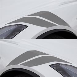 CA Grand Sport Style Fender Accent Stripes for 2014-2019 CORVETTE - 77008