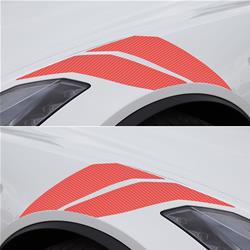 CA Grand Sport Style Fender Accent Stripes for 2014-2019 CORVETTE - 77013