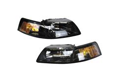 CA Headlight Assemblies for 2001-2004 MUSTANG - MMU-MA10806