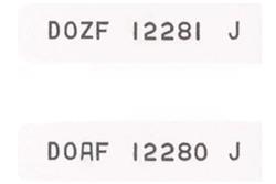 Auto Accessories of America Spark Plug Wire Tags for 1970 MUSTANG - MA5438