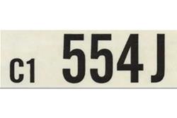 Auto Accessories of America Engine Identification Tags for 1964 MUSTANG - MA5536