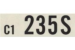 Auto Accessories of America Engine Identification Tags for 1966 MUSTANG - MA5539