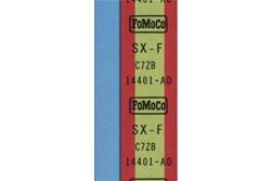 Auto Accessories of America Wiring Harness Tags for 1967 MUSTANG - MA5546