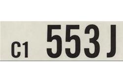 Auto Accessories of America Engine Identification Tags for 1965 MUSTANG - MA5620