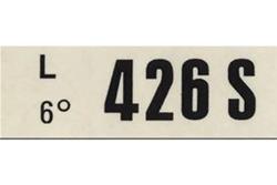 Auto Accessories of America Engine Identification Tags MA5733