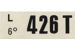 Auto Accessories of America Engine Identification Tags MA5734