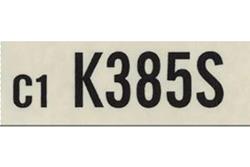 Auto Accessories of America Engine Identification Tags for 1969 MUSTANG - MA5736
