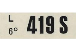 Auto Accessories of America Engine Identification Tags MA5883