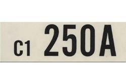 Auto Accessories of America Engine Identification Tags for 1967 MUSTANG - MA5885