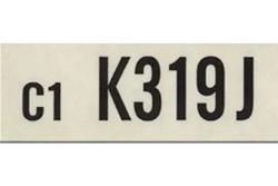 Auto Accessories of America Engine Identification Tags for 1968 MUSTANG - MA6149