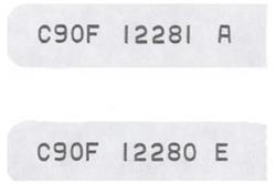 Auto Accessories of America Spark Plug Wire Tags for 1969 MUSTANG - MA6158