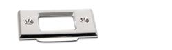 CA Seat Back Release Bezels for 1970-1978 CORVETTE - X2560
