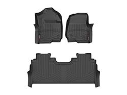 WeatherTech DigitalFit FloorLiners for 2023-2024 F-250 SUPER DUTY, F-350 SUPER DUTY - 441012-1-6