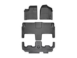 WeatherTech DigitalFit FloorLiners for 2008-2010 GRAND CARAVAN, 2009-2014 ROUTAN, 2008-2012 TOWN & COUNTRY - 44141-1-2-3