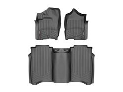 WeatherTech DigitalFit FloorLiners for 2017-2024 TITAN, 2016-2024 TITAN XD - 44908-1-3