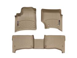 WeatherTech DigitalFit FloorLiners for 2003-2008 CAYENNE, 2004-2008 TOUAREG - 45045-1-2