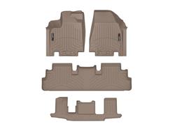 WeatherTech DigitalFit FloorLiners for 2022-2025 PATHFINDER, QX60 - 451698-1-2-3