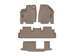 WeatherTech DigitalFit FloorLiners for 2022-2023 PATHFINDER, 2022-2025 QX60 - 451698-1-2-4