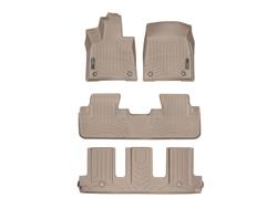 WeatherTech DigitalFit FloorLiners for 2018-2022 RX350L, RX450HL - 45886-1-2-3