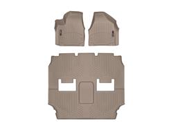 WeatherTech DigitalFit FloorLiners for 2017-2025 PACIFICA, 2020-2025 VOYAGER - 45945-1-2