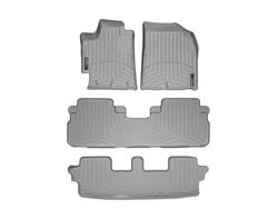 WeatherTech DigitalFit FloorLiners for 2008-2013 HIGHLANDER - 46115-1-2-3