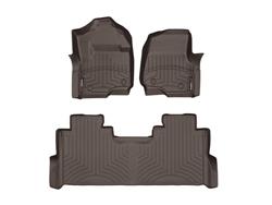 WeatherTech DigitalFit FloorLiners for 2017-2024 F-250 SUPER DUTY, F-350 SUPER DUTY, 2017-2020 F-450 SUPER DUTY - 471012-1-3