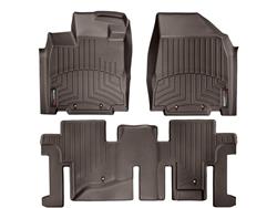 WeatherTech DigitalFit FloorLiners for 2013 JX35, 2013-2020 PATHFINDER, 2014-2020 QX60 - 47445-1-2