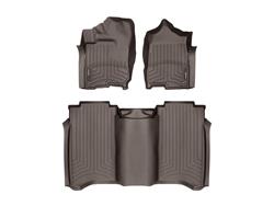 WeatherTech DigitalFit FloorLiners for 2017-2024 TITAN, 2016-2024 TITAN XD - 47908-1-3