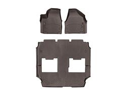 WeatherTech DigitalFit FloorLiners for 2017-2025 PACIFICA, 2020-2021 VOYAGER - 47945-1-3
