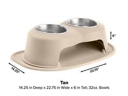 WeatherTech Double High Pet Feeding System DHC3206TNTN