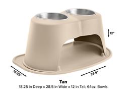 WeatherTech Double High Pet Feeding System DHC6412TNTN