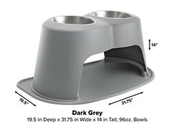 WeatherTech Double High Pet Feeding System DHC9614DGDG