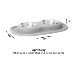 WeatherTech Double Low Pet Feeding System DL0801LG